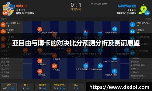 亚自由与博卡的对决比分预测分析及赛前展望